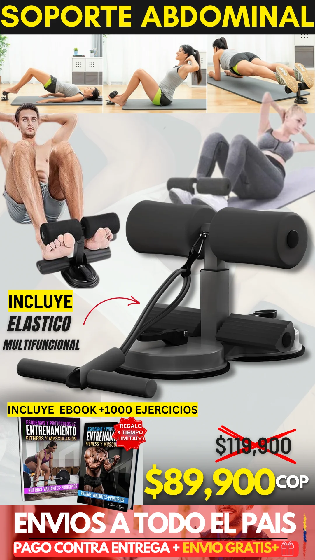 SOPORTE DE ENTRENAMIENTO ABDOMINAL