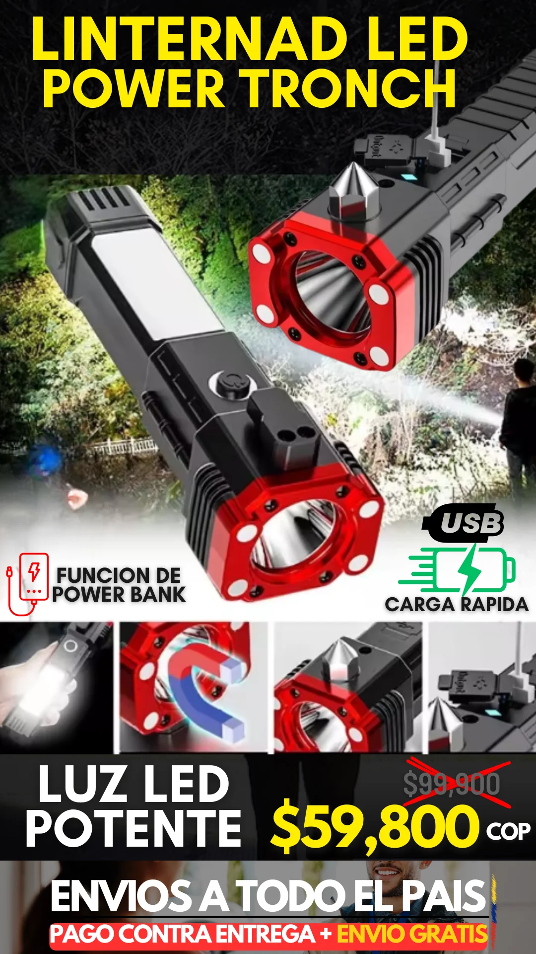 LINTERNA LED POWER TORCH