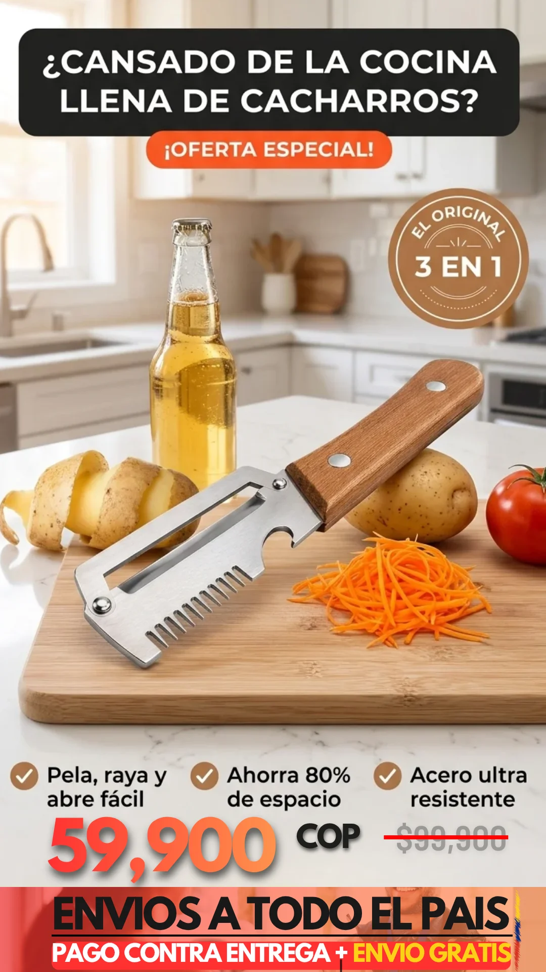 CUCHILLO MULTIUSOS KITCHEN PRO